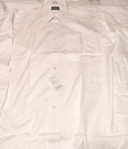 NIP Vintage 16-35 LG WHITE SHIRT GITMAN BROS Men Button Up Oxford COLLAR STAYS - Picture 1 of 19