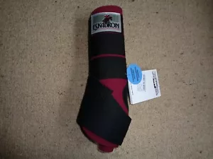 Eskadron Pro-Active Hinterstiefel bordeaux Gr. Large Sport Training Bürsten - Bild 1 von 2