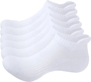 6 Pairs Ankle Socks for Men & Women Breathable Athletic Running Socks Sports No - Picture 1 of 8