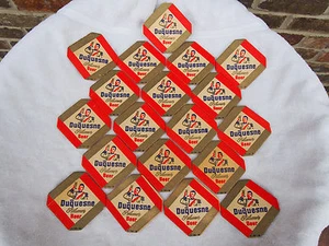 Vintage Beer Coaster Lot Of 19 DUQUESNE Brewing Co & Silver Top Premium Lager - Picture 1 of 6
