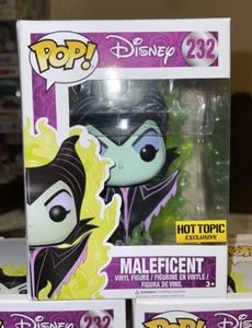 Funko POP! Maleficent Green Flames Hot Topic Exclusive Disney Villain #232 NEW - Picture 1 of 1
