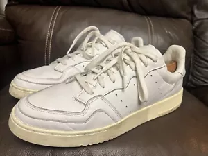 Size 13 - adidas Super Court Off White Rare Luxe Classics No Box - Picture 1 of 13