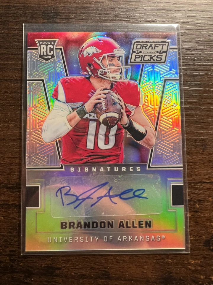 A92,660 - 2016 Panini Prizm Draft Picks Autographs Prizms #164 Brandon Allen - Image 1 of 1