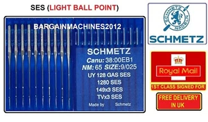 SCHMETZ TVX3 SES UY128GAS SES NM65 GRÖSSE9/025 INDUSTRIENÄHMASCHINENNADEL    - Bild 1 von 4