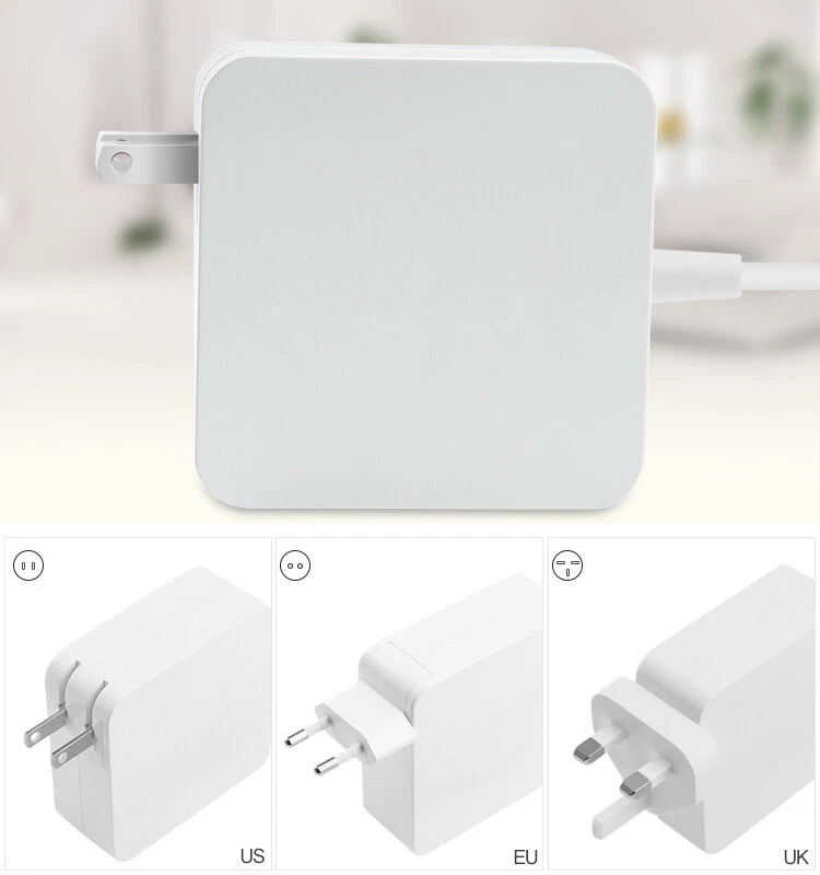 EU-Stecker Netzteil Ladegerät Adapter für Apple MacBook Air & Pro 11 13 15 16 17 - Bild 1 von 4