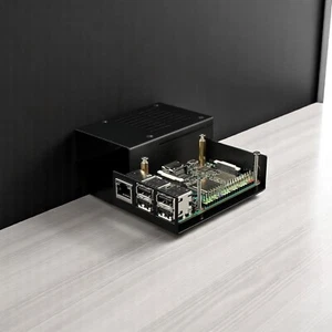 Tinker Board Case For ASUS Tinker Board S Cases Steel KKS Black Tech CASE ONLY - Picture 1 of 6