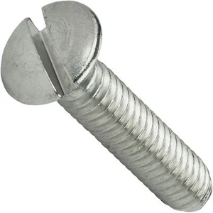 10-32 x 3/4 Zoll Schlitz Ovalkopf Maschinenschrauben Edelstahl 18-8 Stck 100 - Bild 1 von 7