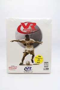 PC CD DOS Version VR Soccer 96 1996 Football Rare OOP Big Box PC Game Brand New - Picture 1 of 12