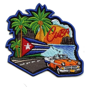 Cuba Travel Paradise Patch Almendron Hispanic Culture bestickt Bügelbild - Bild 1 von 1