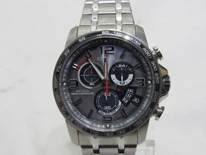 Orologio da polso uomo Citizen Chrono-Time A-T Eco-drive BY0100-51H argento - Foto 1 di 10