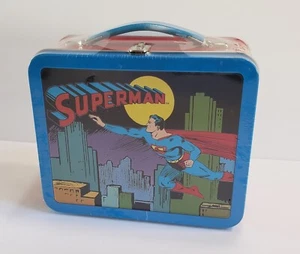 1950's Superman Metal School Days Lunch Box (1998) Hallmark Mini Rare Numbered - Picture 1 of 7
