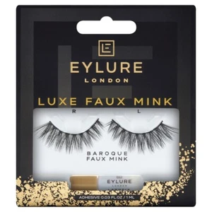 EYLURE Luxe Faux Mink Strip Eyelashes +Adhesive BAROQUE eye lash reusable - Picture 1 of 3