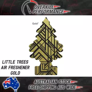 Little Trees Air Freshener Gold - Car Truck Taxi Uber Home Office - Picture 1 of 1