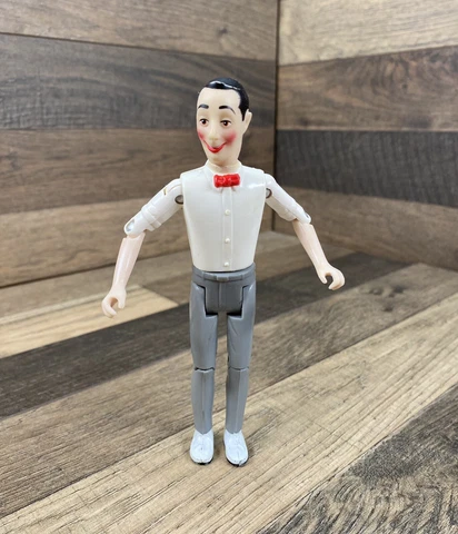 PeeWee Herman Action Figure Poseable Vintage Match Box 1987 Matchbox Cover