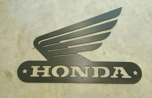 Honda Goldwing Logo GROSSES Emblem Flügel Metall Wandkunst Plasma Schnitt Dekor Geschenkidee - Bild 1 von 1