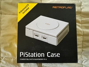 RETROFLAG PiStation CASE Raspberry Pi 4 Case with 800x480 Pixel 4.3 inch LCD - Photo 1/2
