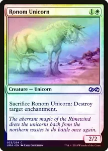 Ronom Unicorn FOIL Ultimate Masters NM White Common MAGIC MTG KARTE ABUGames - Bild 1 von 1