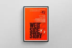 West Side Story Print poster 1961 film Iconic Musical Classic Movie - Picture 1 of 7