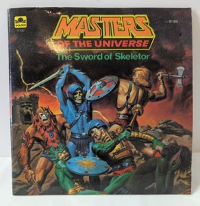 Masters Of The Universe 1983 Golden Book The Sword Of Skeletor TV Show Storybook - Picture 1 of 9
