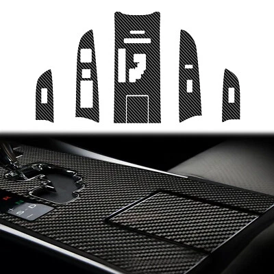 Para LEXUS IS250 IS300 IS350 06-2012 Negro Fibra de Carbono Caja de Cambio Panel Borde Foto 1 de 4