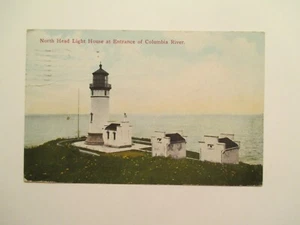 Washington Lighthouse Postcard North Head Light House WA WN 1912 - Picture 1 of 2