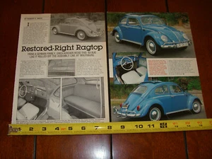 1963 VW VOLKSWAGEN BETTLE BUG ORIGINAL 1990 ARTICLE - Picture 1 of 12
