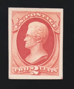 US 183P4 2c Jackson Proof on Card XF SCV $25 (-002) - Picture 1 of 2
