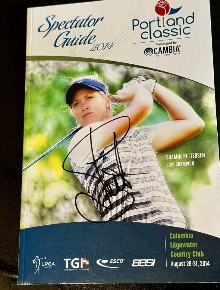 Programa firmado por Suzann Petersen - LPGA Foto 1 de 1