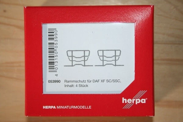 Herpa 053990 - 1/87 Accessori Rammschutz Hs Schoch per DAF XF Sc / Ssc , 4 Pezzo - Immagine 1 di 1