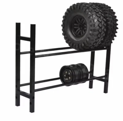 RC Car Tire Display Shelf Design RC Tyre Storage Rack Fit for SCX10 D90 1/1 NUI - Image 1 of 4