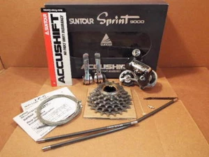 New-Old-Stock Suntour Sprint 9000 (6-Speed) Partial Drivetrain Set..Retail Boxed - Picture 1 of 1