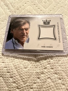 Tom Condon Sportkings Single Memorabilia - Pla￼yer & Agent SM-TC BV!