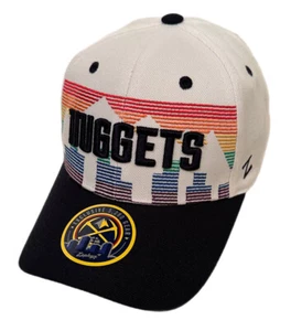 Zephyr RARE NBA Denver Nuggets “CITY” Structured Curved Bill ADJ Hat BRAND NWT - Picture 1 of 6
