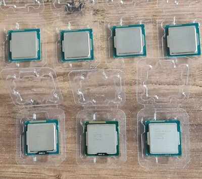 Job lot Intel Core CPU's, i5/ i3 - Image 1 of 4