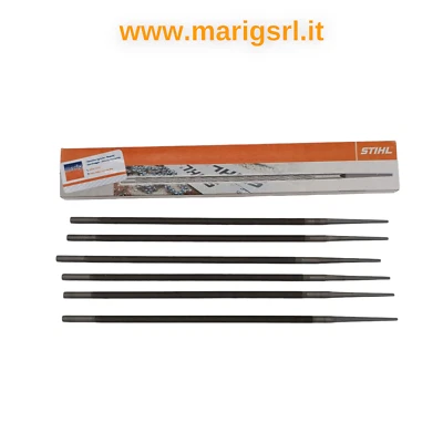 LIMA TONDA STIHL TONDINO CATENA MOTOSEGA confezione 6 PEZZI + MISURE
