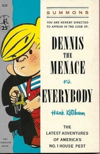 DENNIS THE MENACE vs. Everybody by Hank Ketcham (Paperback, 1957) - Picture 1 of 1