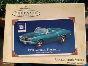 2005 Hallmark Keepsake 1968 Pontiac Firebird Classic American Cars Ornament - Bild 1 von 2