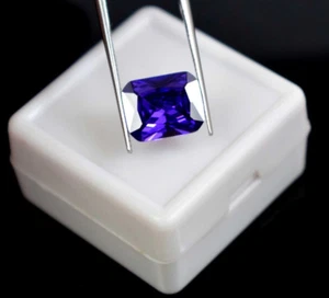 Zircon Natural Violeta 4.90 Cts VVS Certificado IGL Octagon Cut Cambodia - Foto 1 di 9