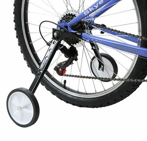 Ammaco 18"-24" Wheel Kids Bike Balance Training Stabilisers Wheels Adjustable Bk - Picture 1 of 4