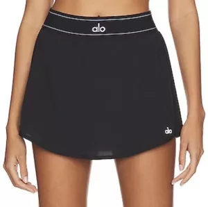 Falda Tenis Alo Yoga Match Point Negra S - Imagen 1 de 15
