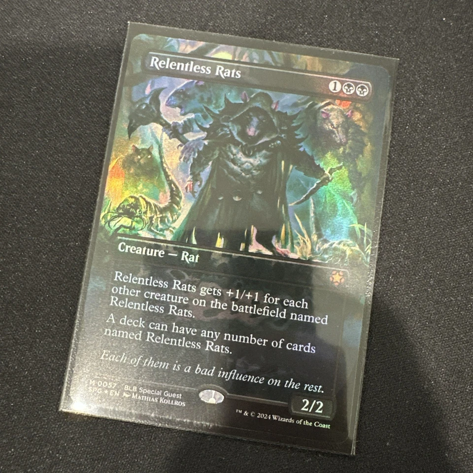 Relentless Rats 0057 Foil NM Pack Fresh BLB Borderless - Image 1 of 1