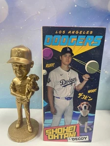 Dodgers Shohei Otani & decoy Ohtani & Dekopin Bobblehead Gold 2024 abt. 80mm - Picture 1 of 4