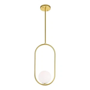CWI Lighting Celeste 1 Light Mini Pendant With Medallion Gold Finish - Picture 1 of 8