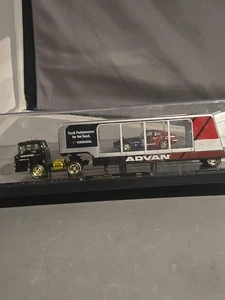 USED M2 Machines CHASE Auto-Haulers 1957 Mack Truck & 1970 Nissan Fairlady ADVAN - Picture 1 of 8