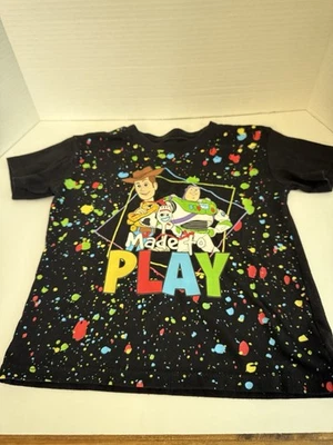 Disney Toy Story Made To Play With Buzz & Woody Colorful T-Shirt Size 3T - Image 1 of 4