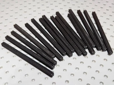 Lego Technic Asse 8L [3707] Nero x16 - Immagine 1 di 4