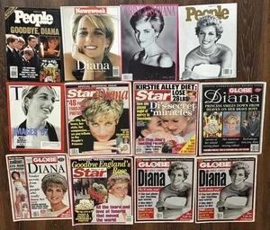 Princess Diana Magazin Konvolut 12 Zeitschriften - gebraucht - Bild 1 von 6