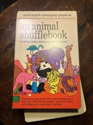 Animal Shufflebook 1971  Edition 52 Card Set Golden Press Richard Hefter Game - Image 1 of 4