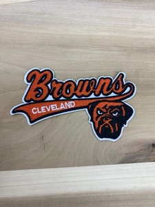 Cleveland Browns Embroidered Iron on 3" Patch - Picture 1 of 1