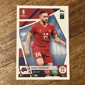 Match Attax Euro 2024 Andrija Živković Base Card (Read Description) - Picture 1 of 2